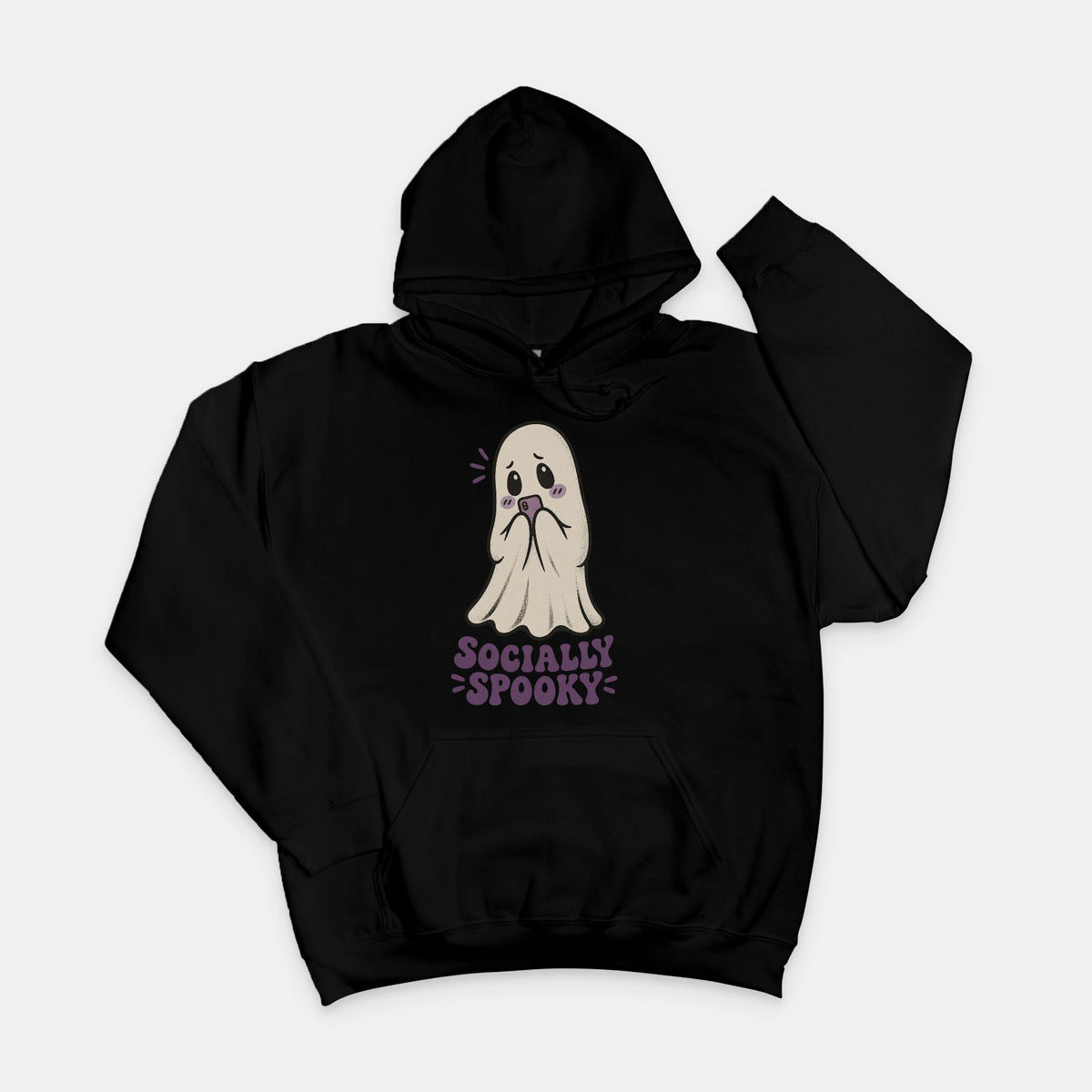 Socially Spooky - Adult Hoodie