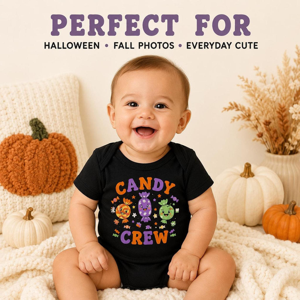 Candy Crew Baby Halloween Bodysuit