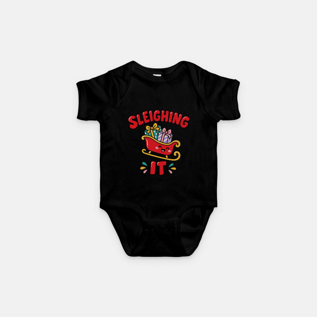 Sleighing It - Baby Onesie
