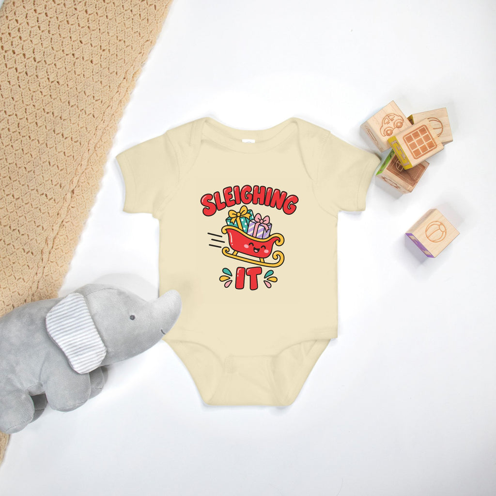 Sleighing It - Baby Onesie