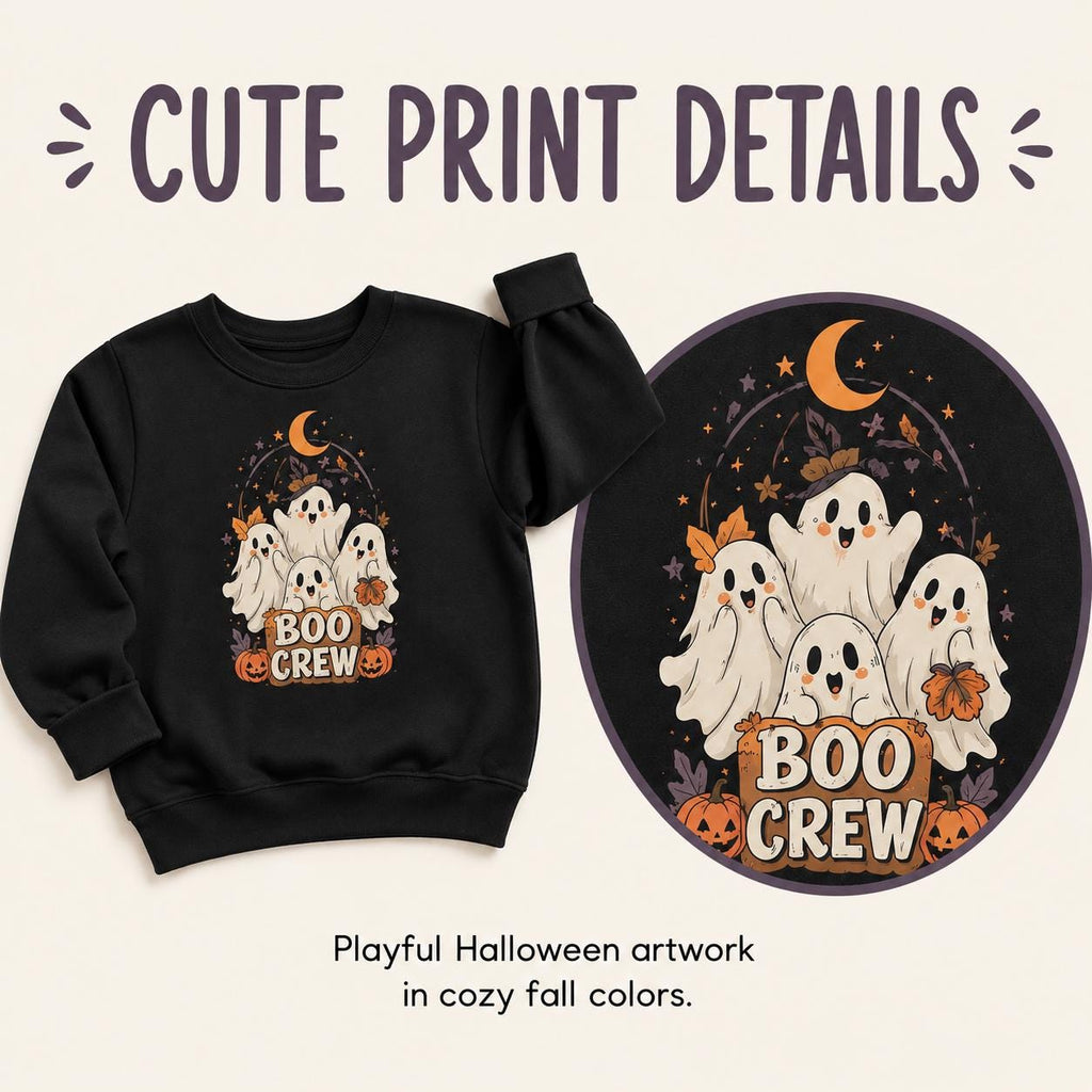 Boo Crew Toddler Halloween Sweatshirt