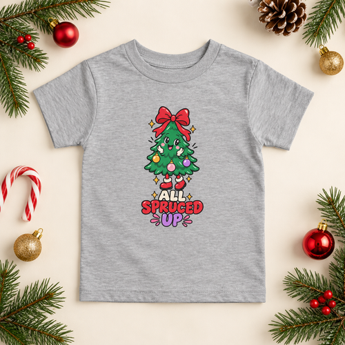 All Spruced Up toddler tee Christmas thumbnail