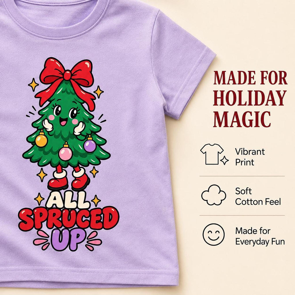 All Spruced Up Youth Christmas Tee