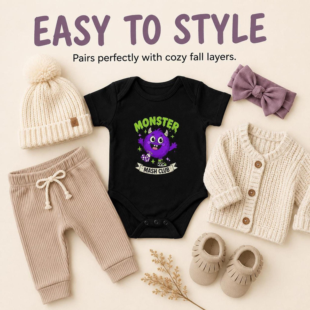 Monster Mash Club Baby Bodysuit