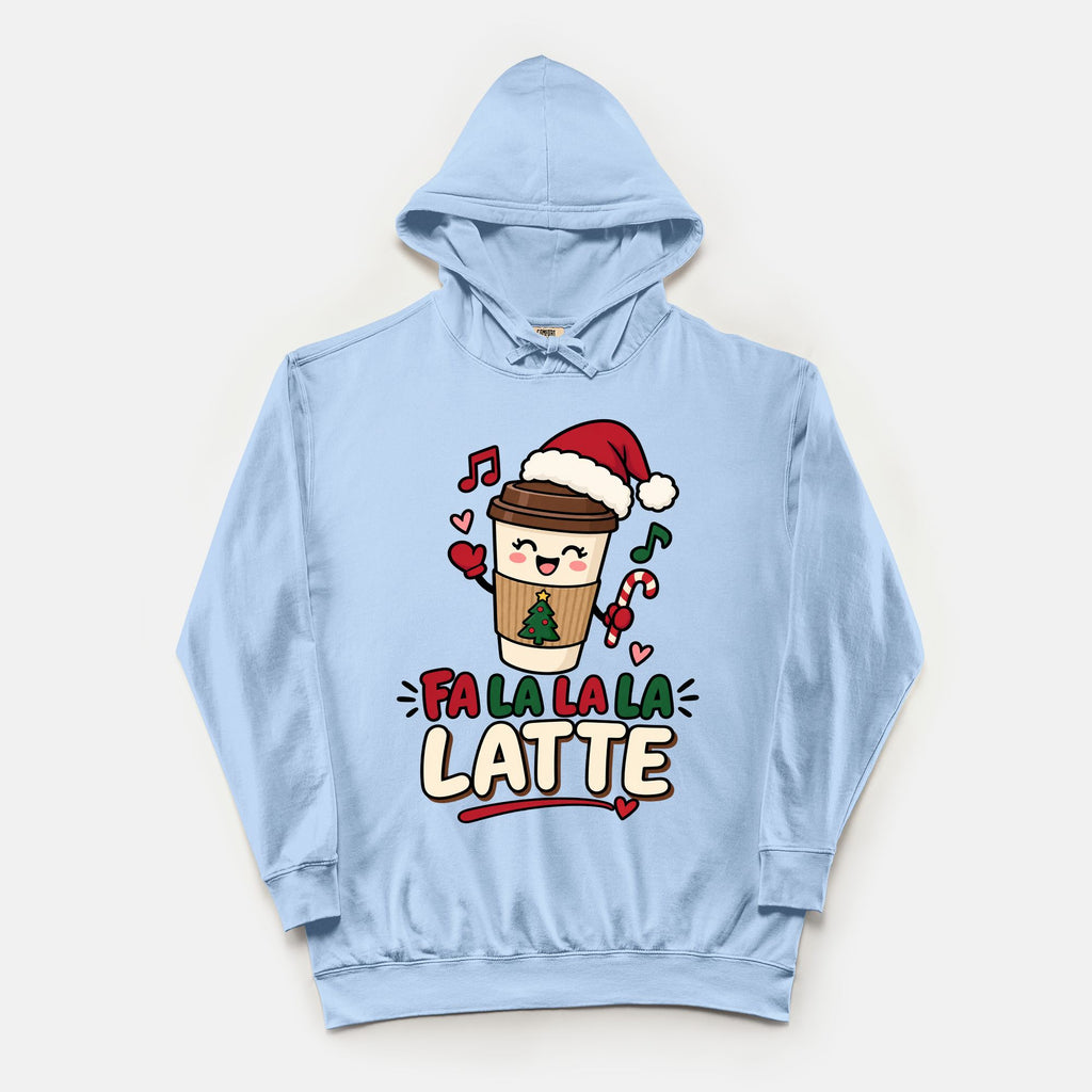 Fa La La La Latte - Adult Lightweight Hoodie