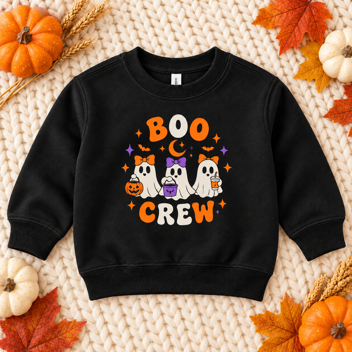 Boo Crew toddler sweatshirt thumbnail