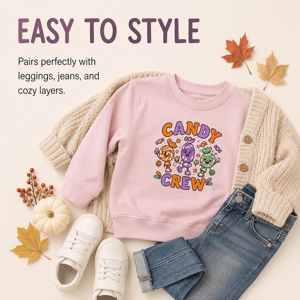 Candy Crew Toddler Halloween Sweatshirt
