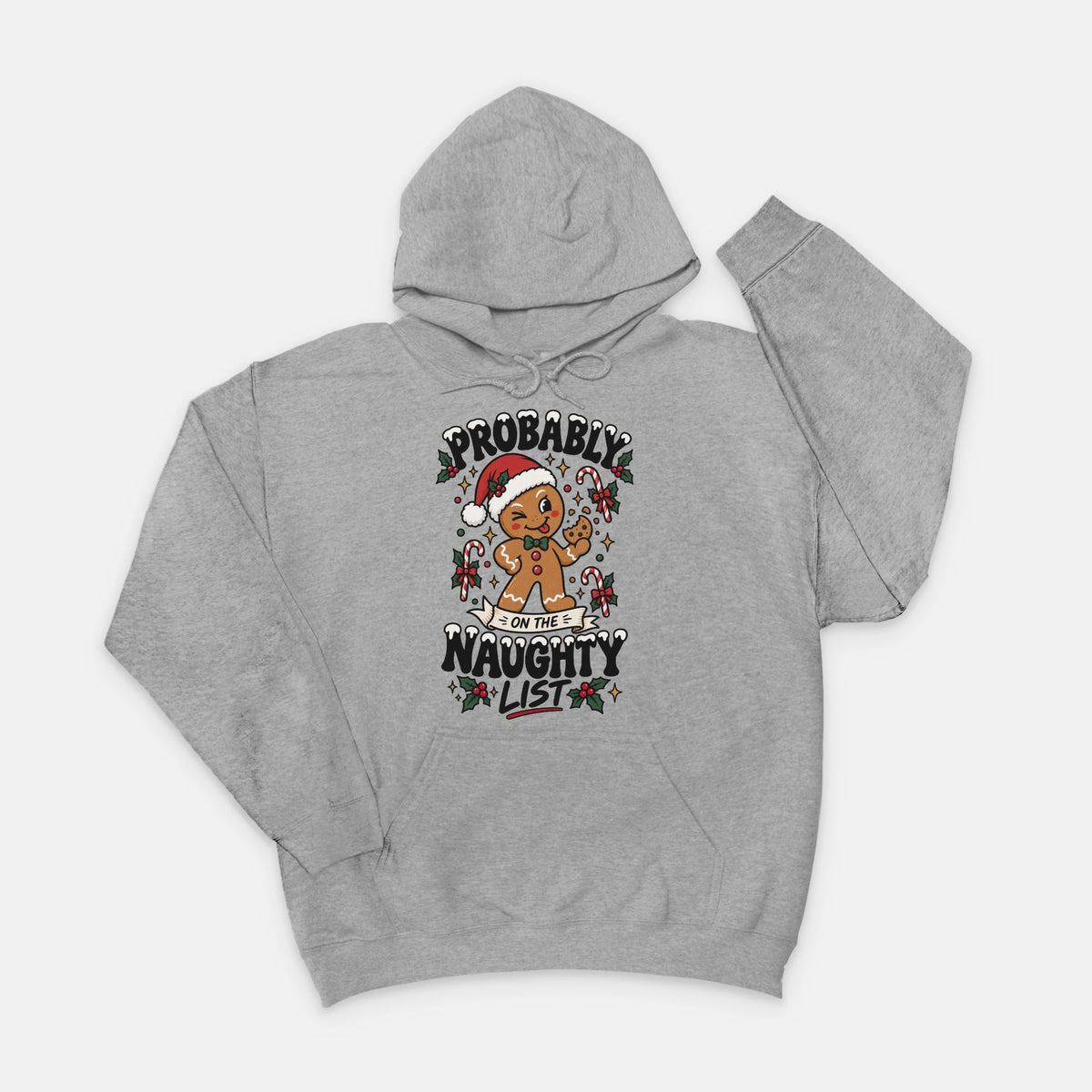 Probably on the Naughty List - Adult Hoodie