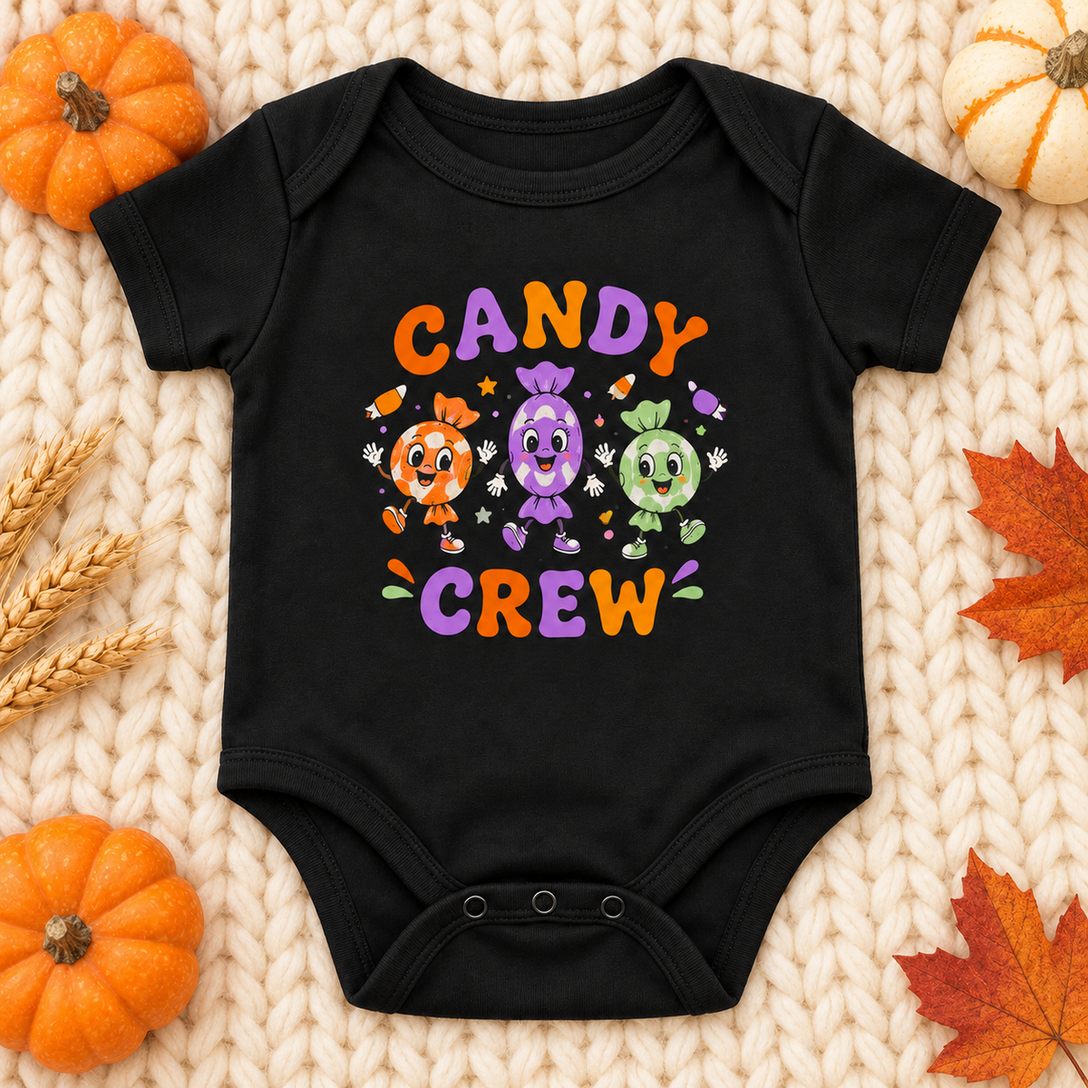 Candy Crew baby onesie thumbnail