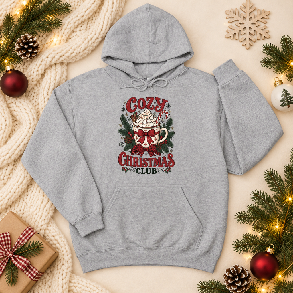 Cozy Christmas adult hoodie thumbnail