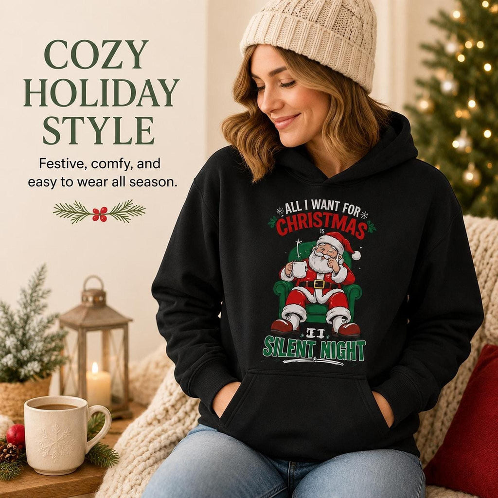 Silent Night Christmas Hoodie