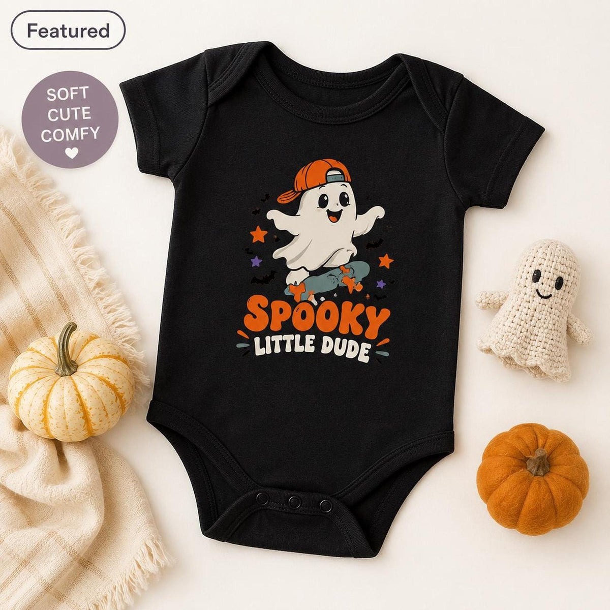Spooky Little Dude Baby Bodysuit