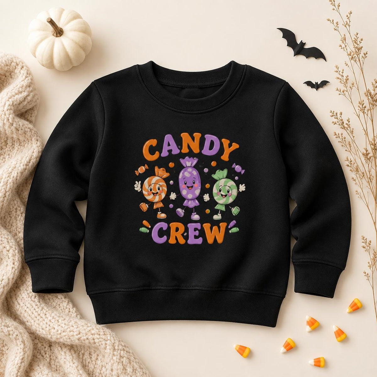 Candy Crew Toddler Halloween Sweatshirt