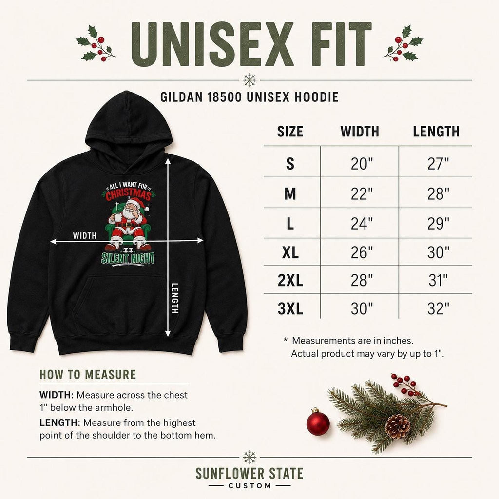 Silent Night Christmas Hoodie