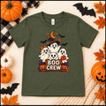 Boo Crew Kids Halloween Shirt, Ghost Pumpkin Graphic, Youth XS–XL