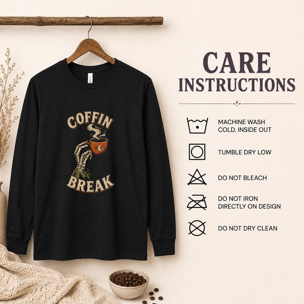 Coffin Break Halloween Long Sleeve